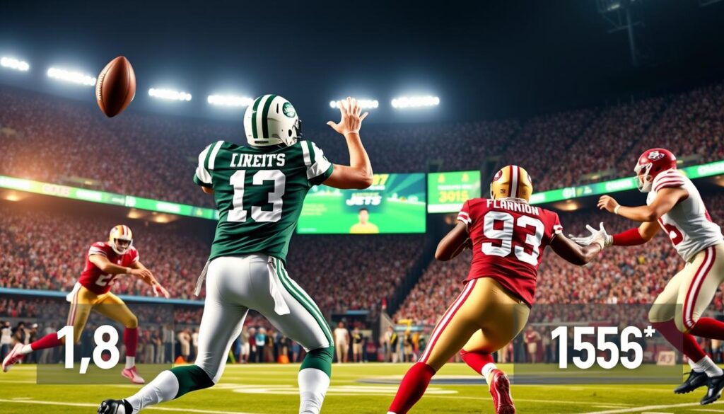 new york jets vs 49ers match player stats